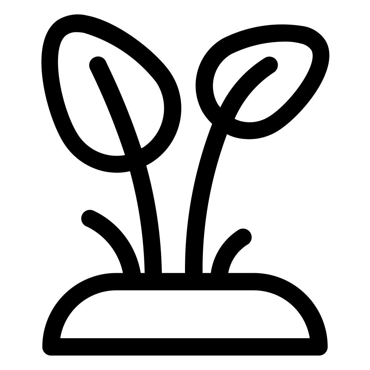 pflanze in der sonne icon