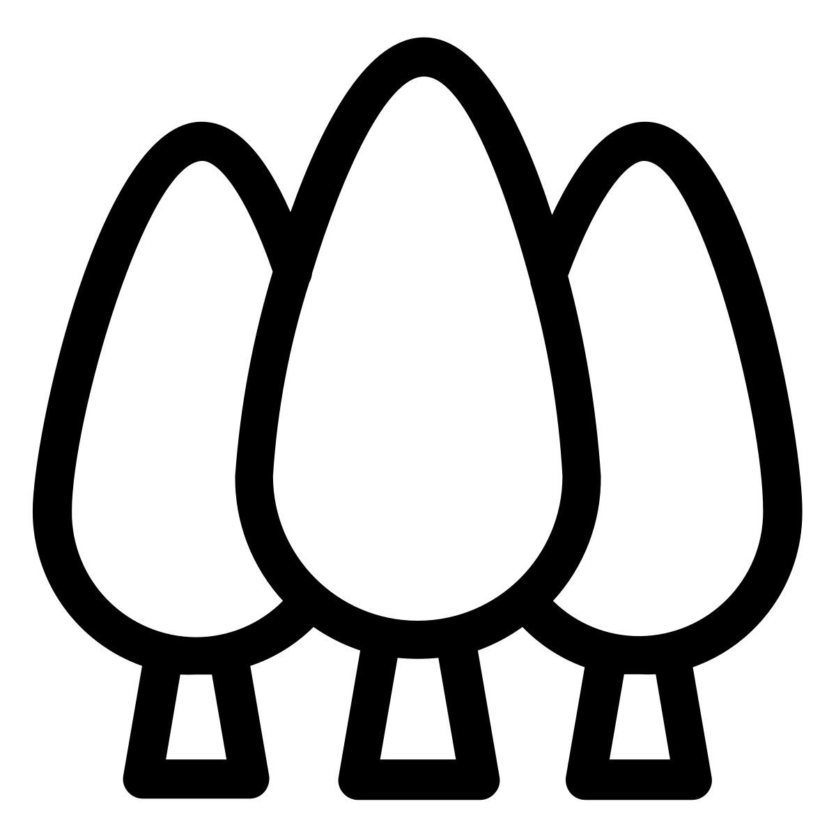 pflanze in der sonne icon