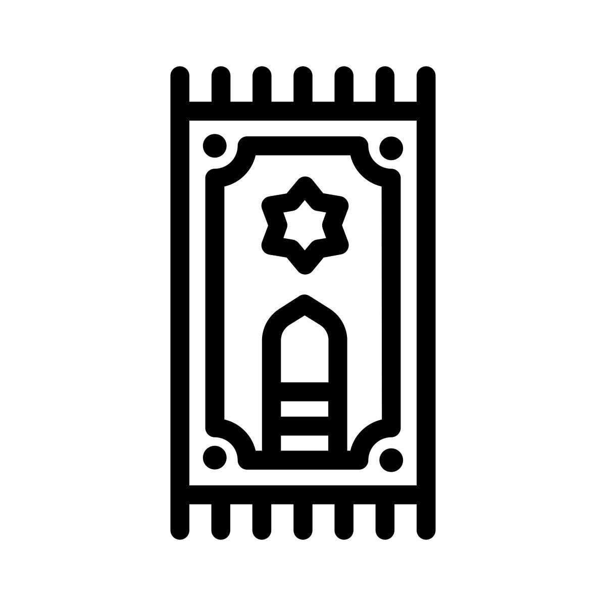 prayer rug icon