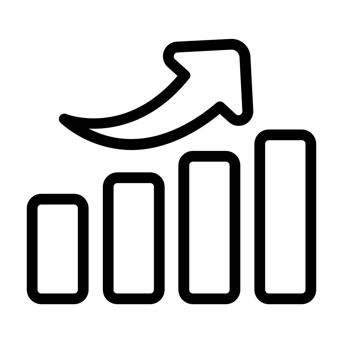 growth chart icon