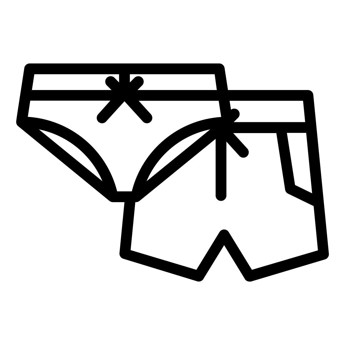 swimming shorts icon