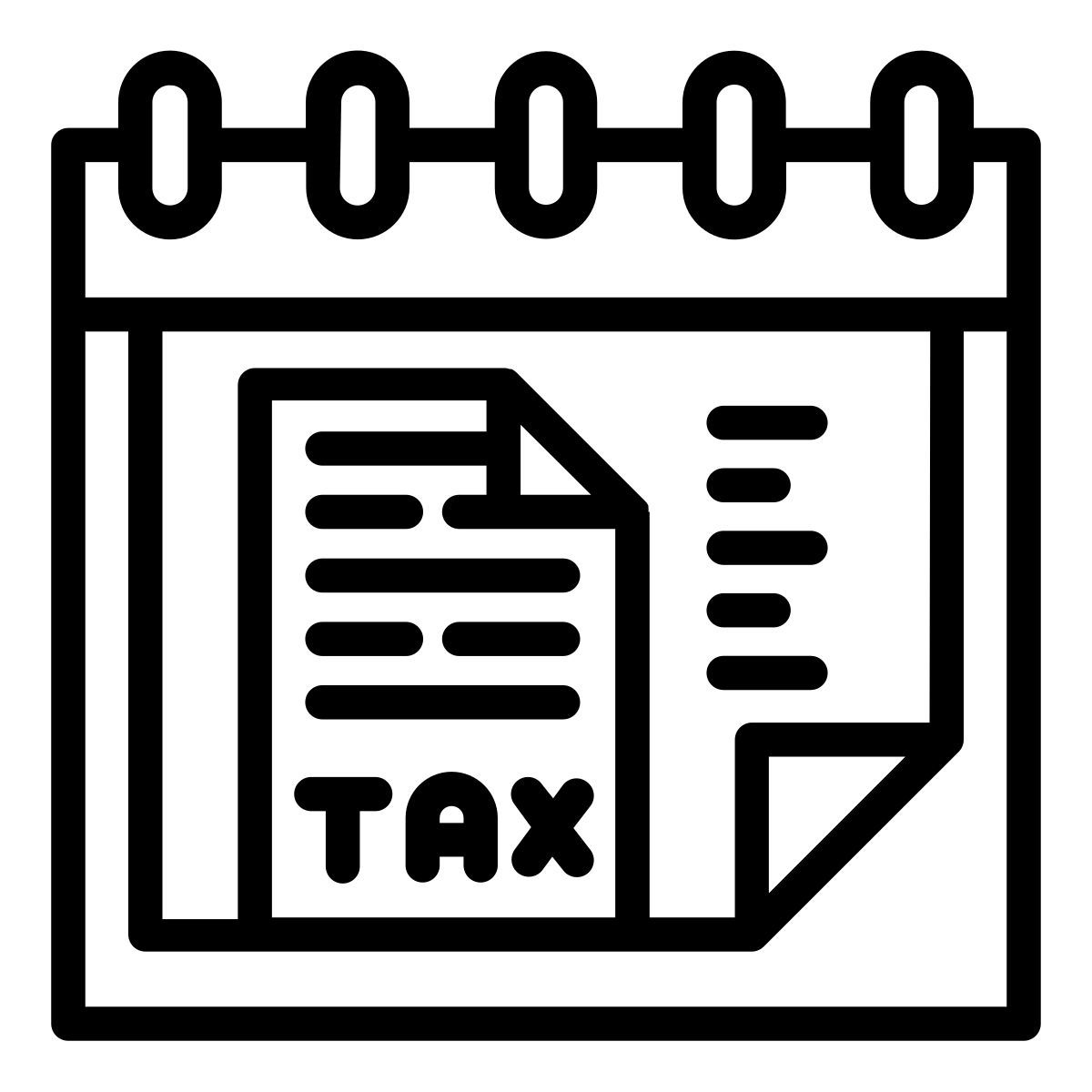 tax calendar icon