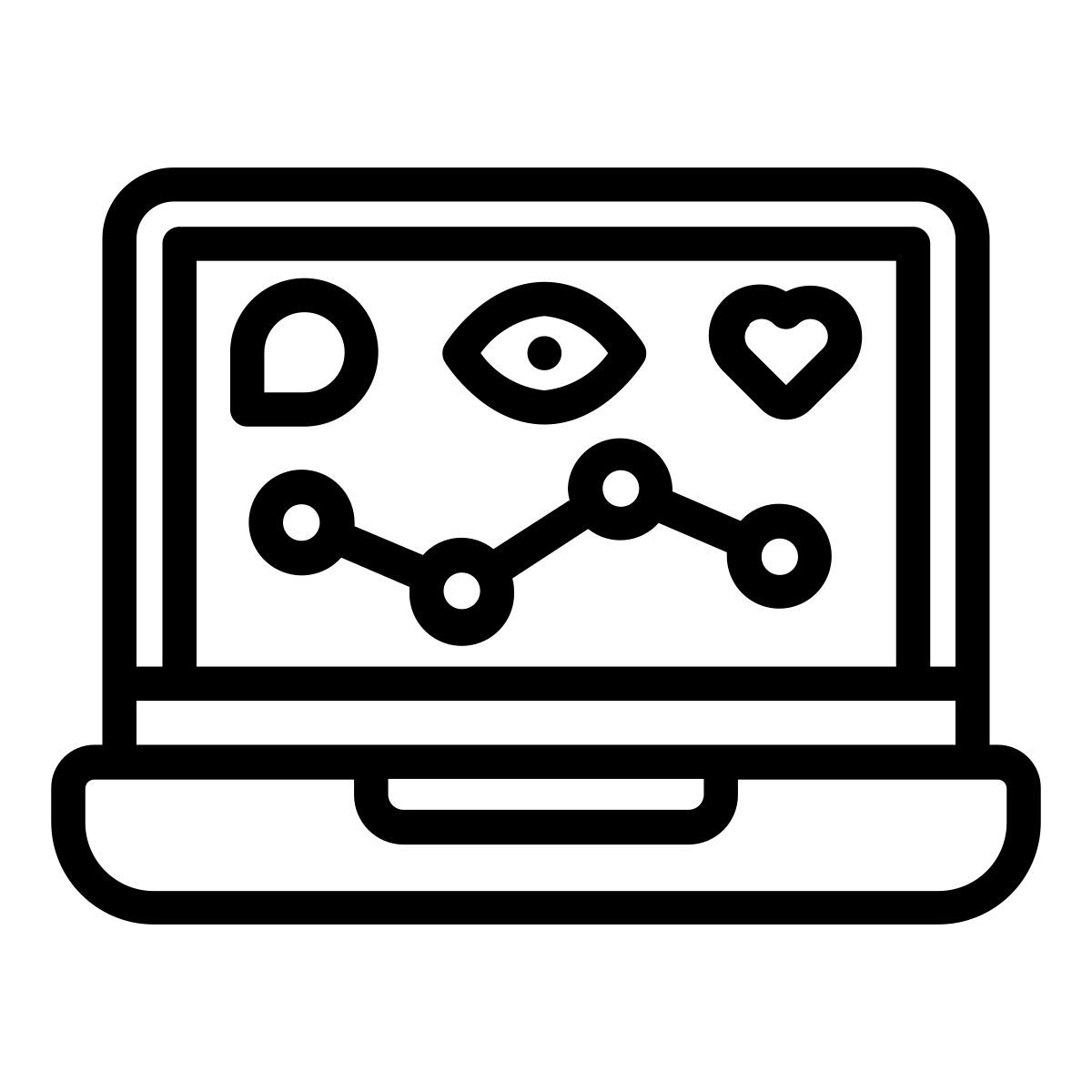 social media traffic icon