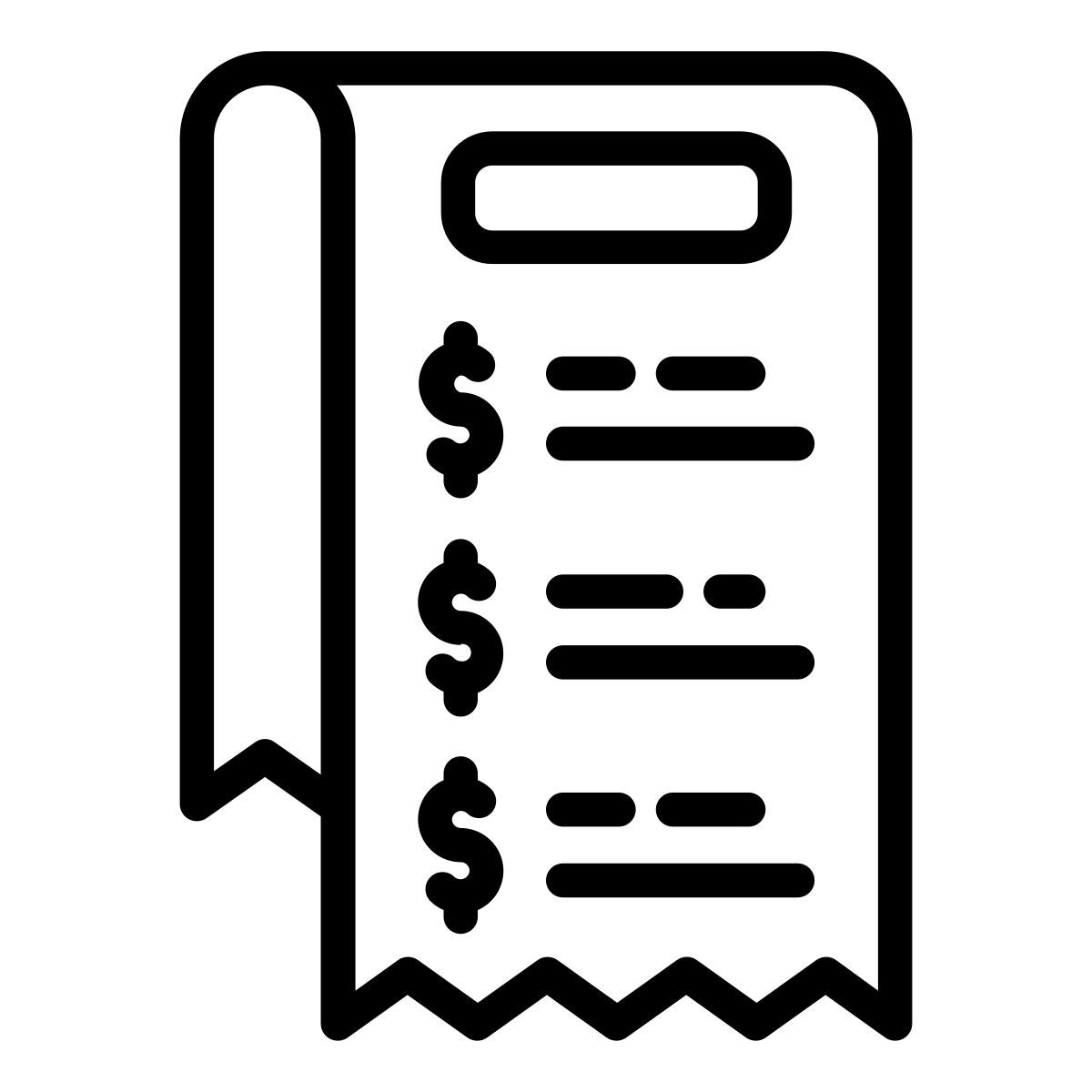receipt icon