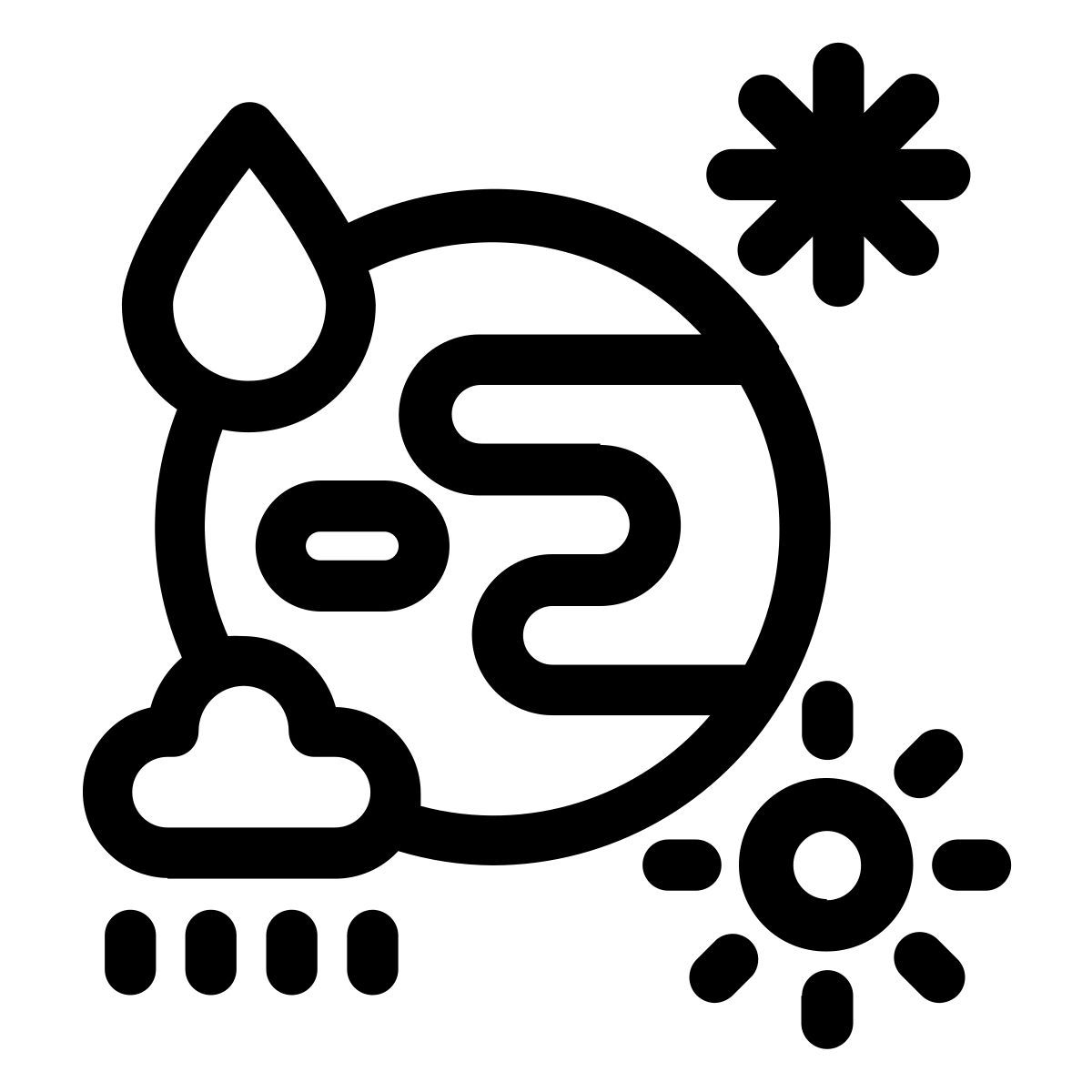 Globale Erwärmung icon