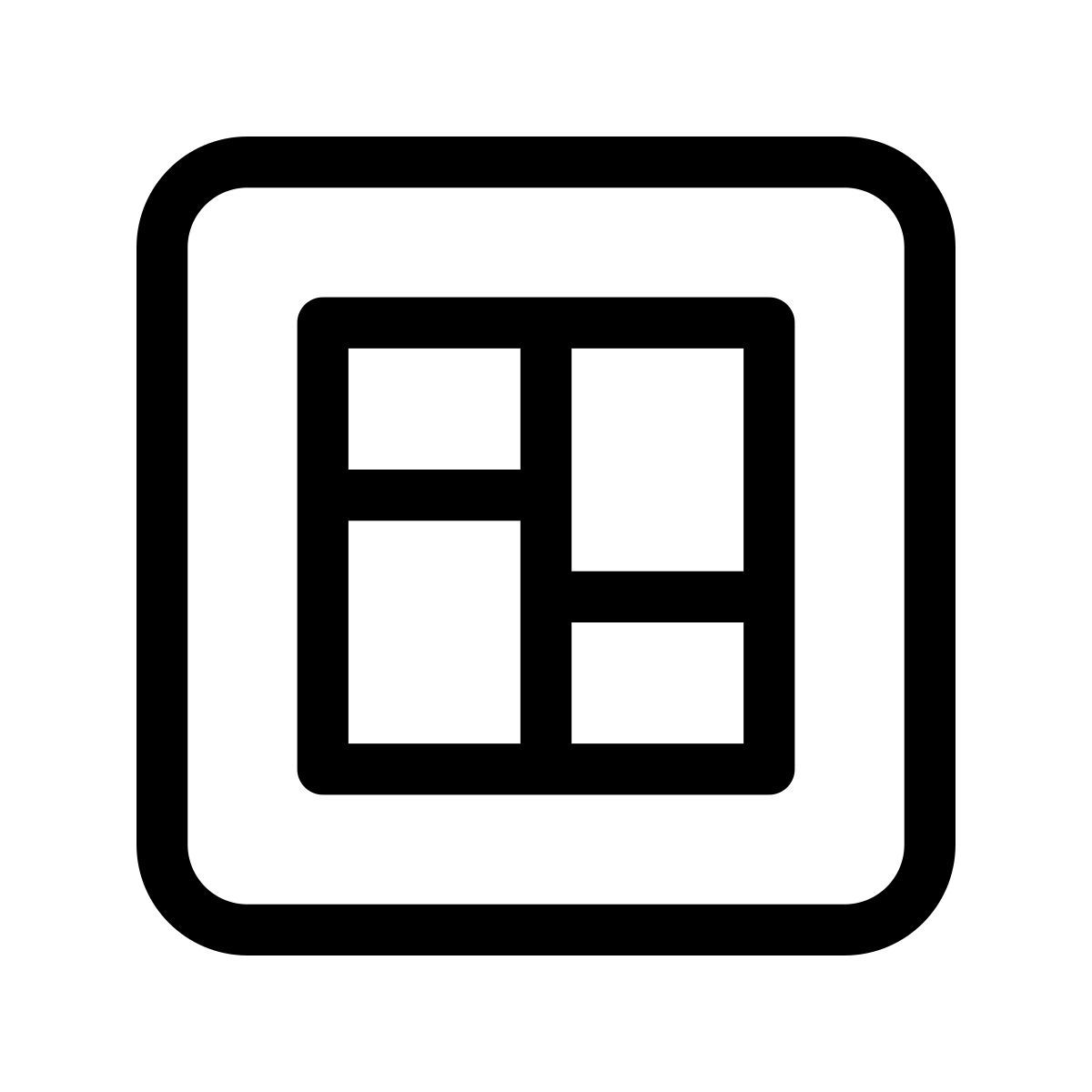 web layout icon