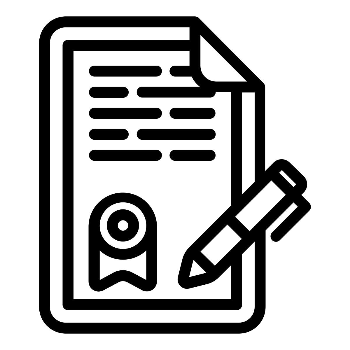 sign document icon
