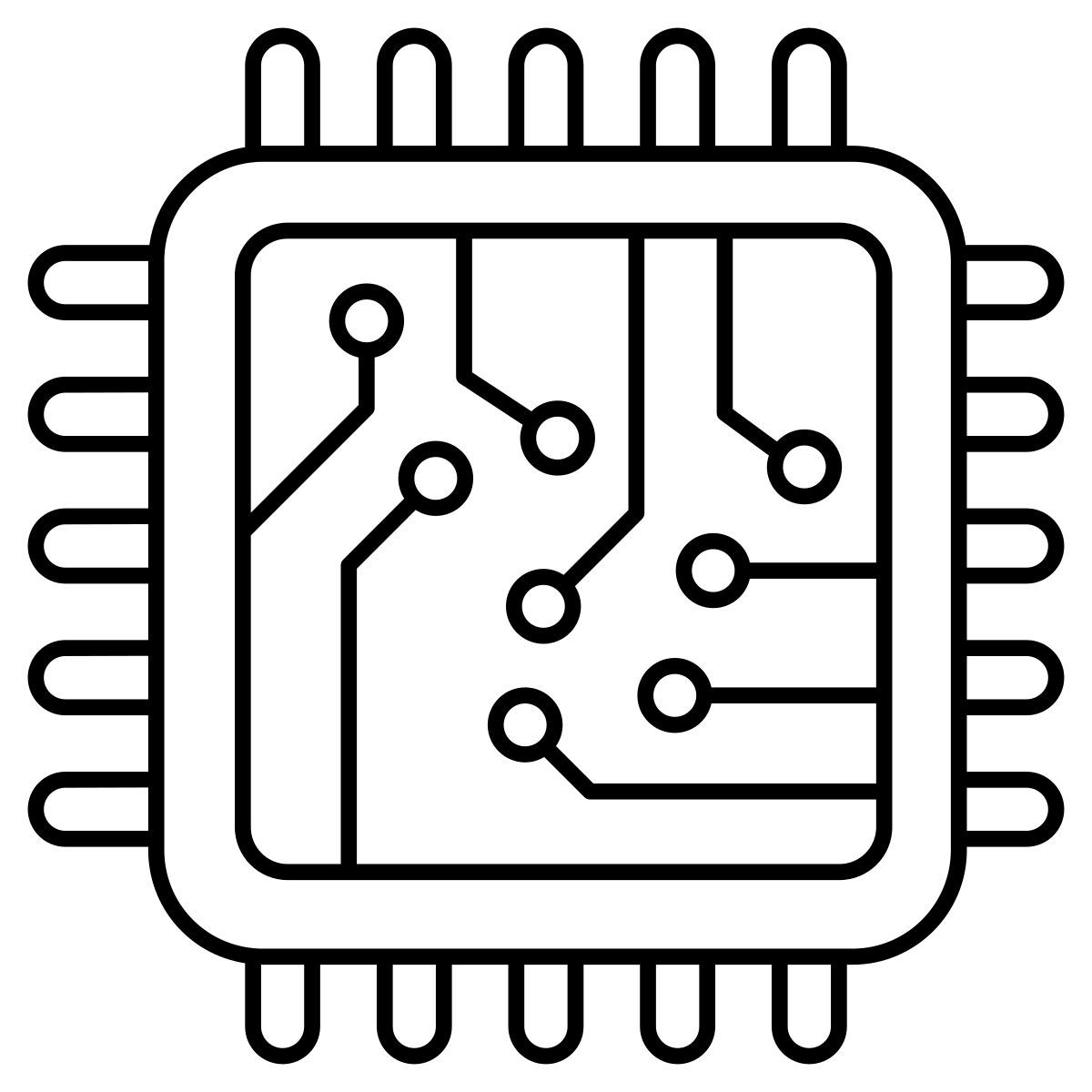 ai processor icon