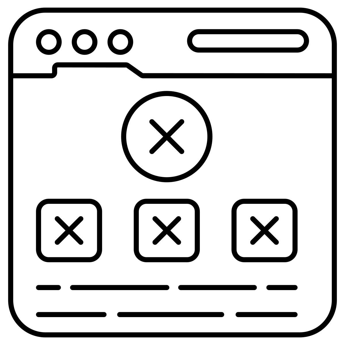 website blockieren icon