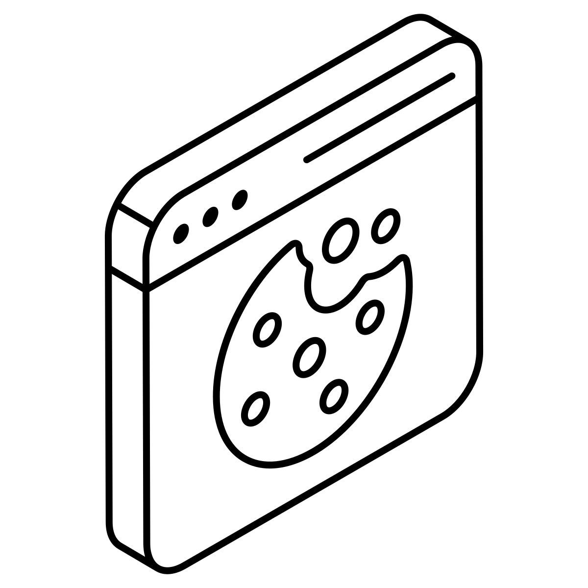 bubble eating game icon