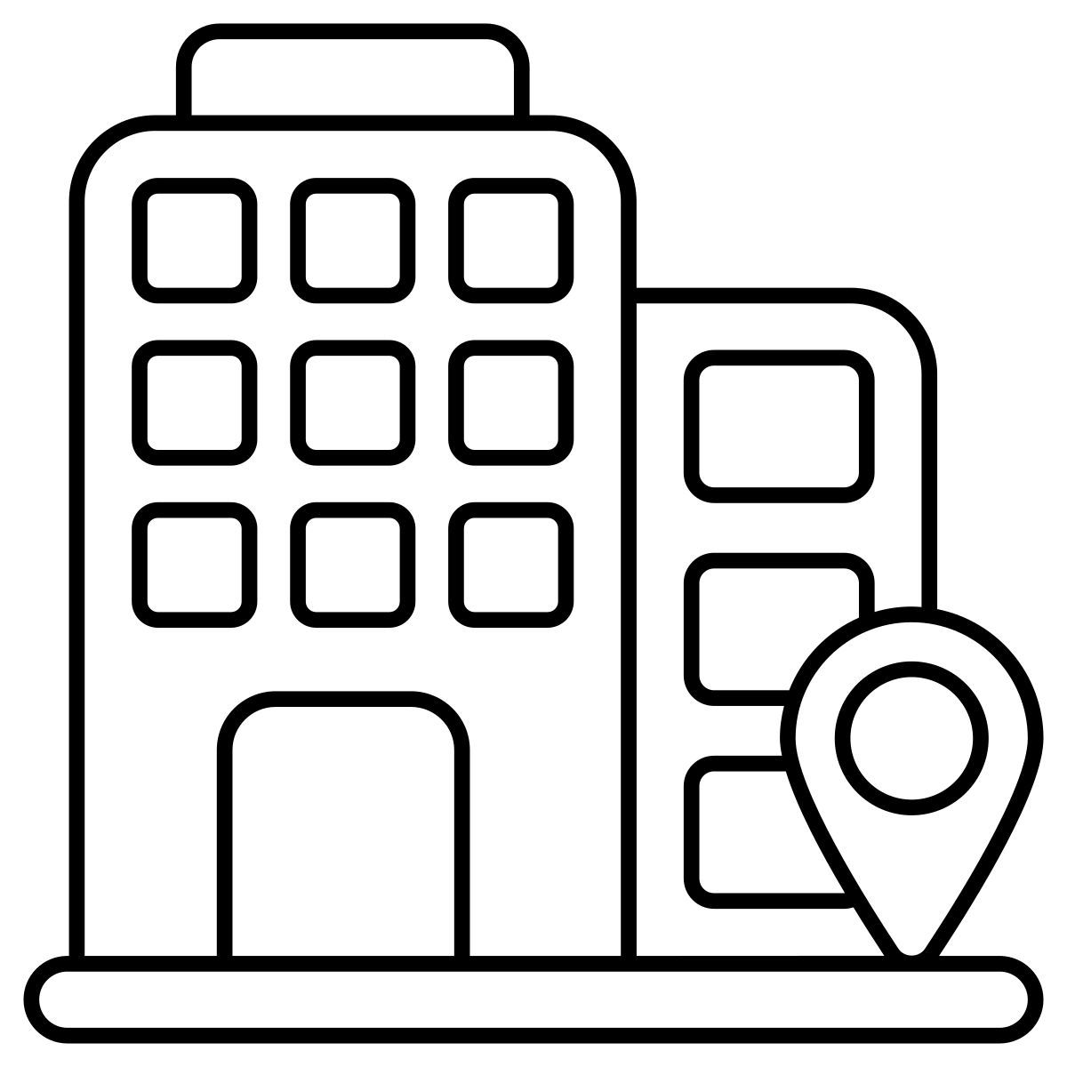 localização do edifício icon