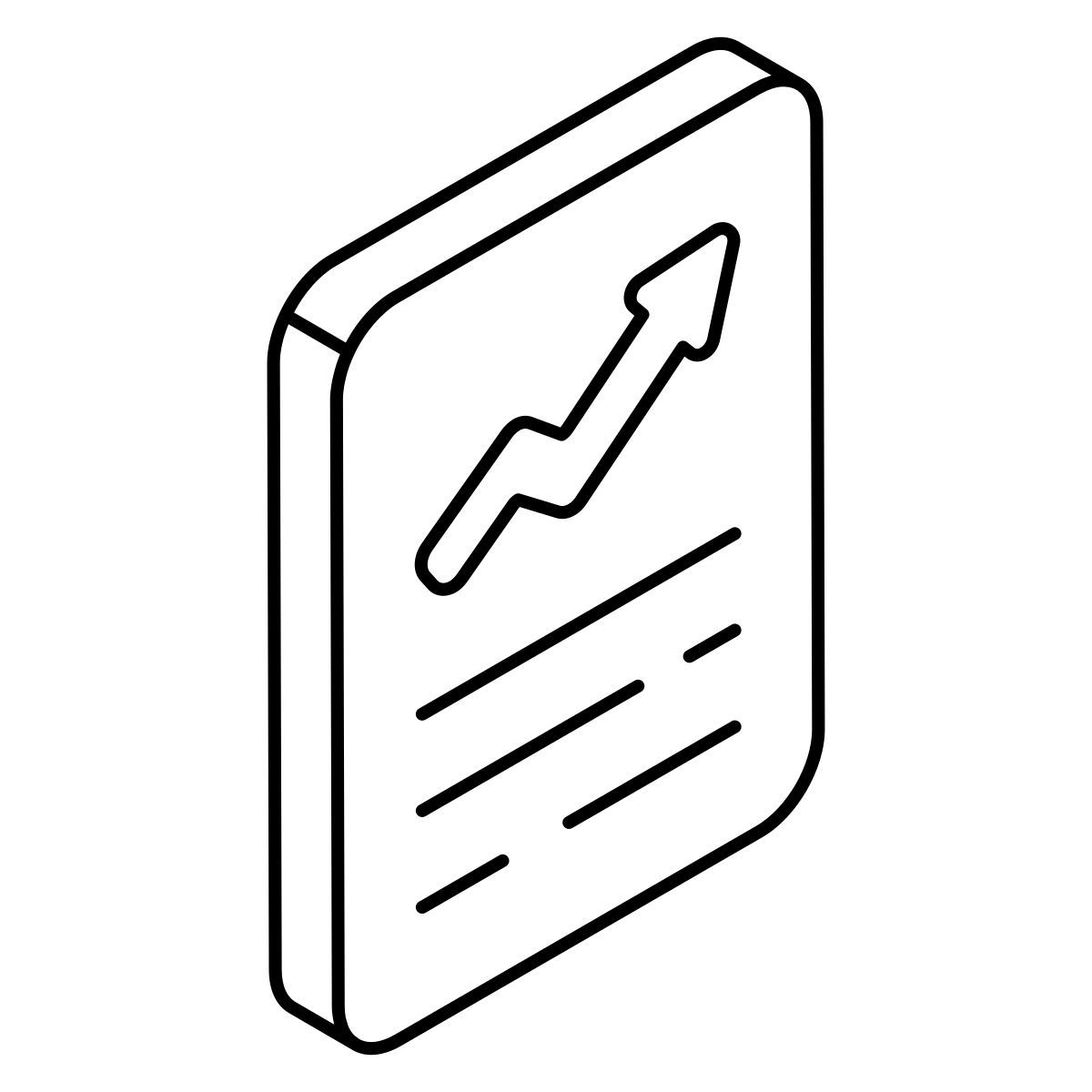 informe de negocios icon