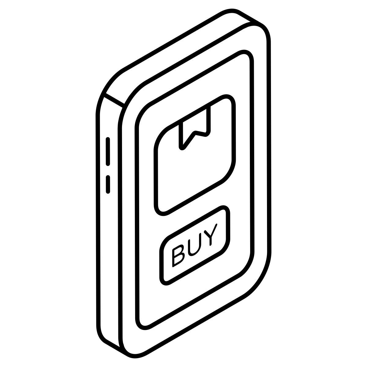 buy mobile parcel icon
