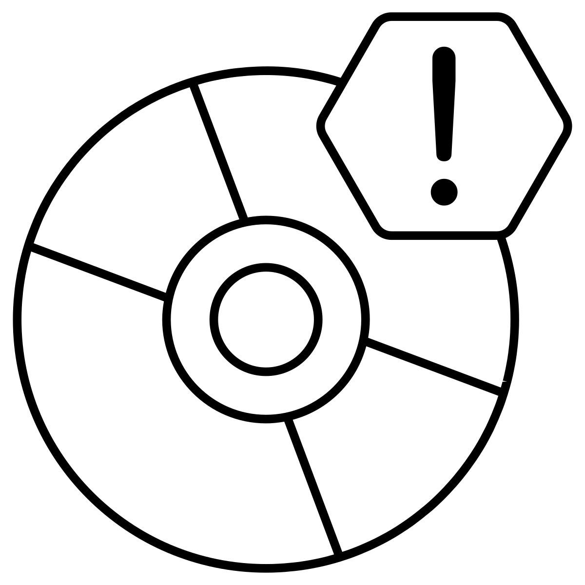 erreur cd icon