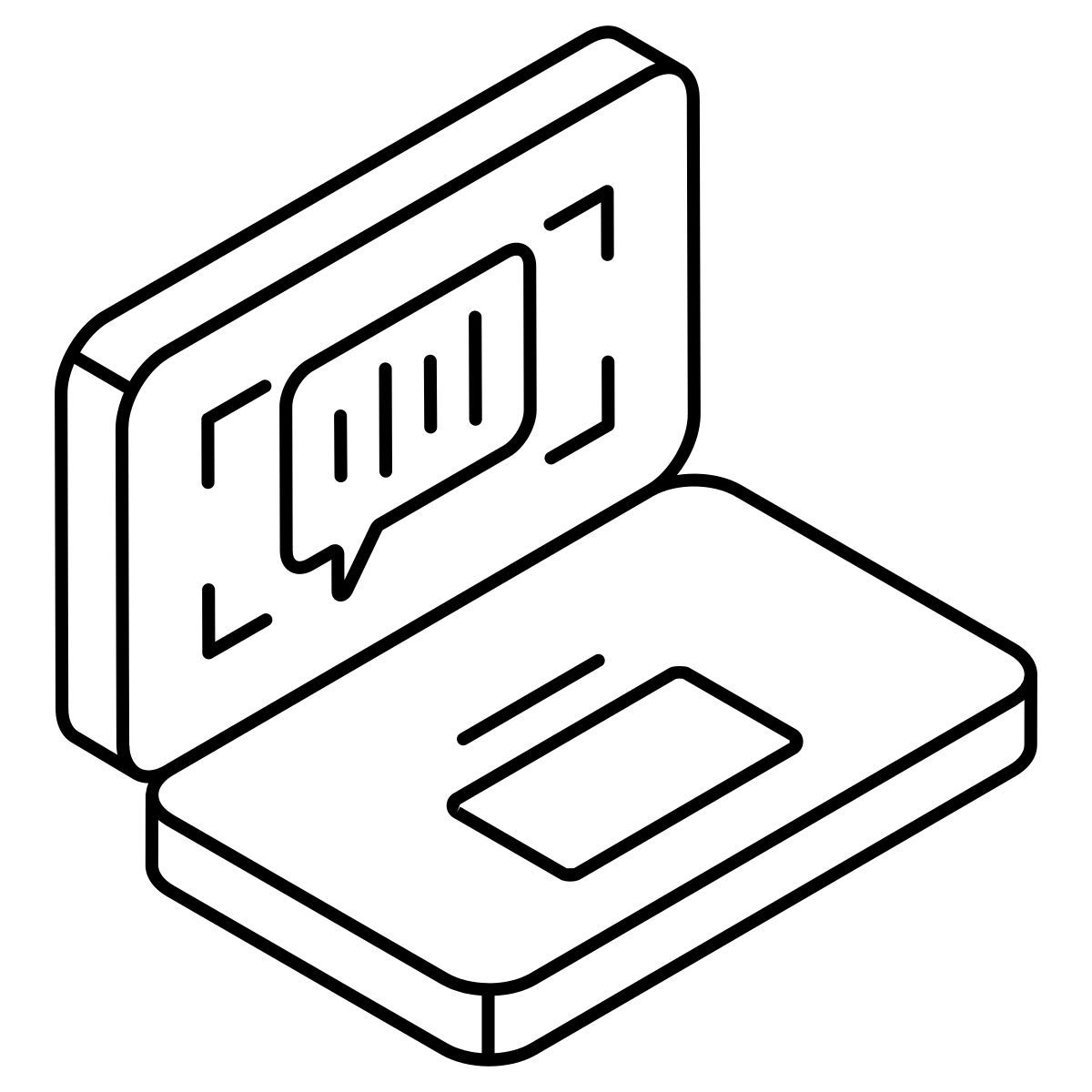 chat scanning icon