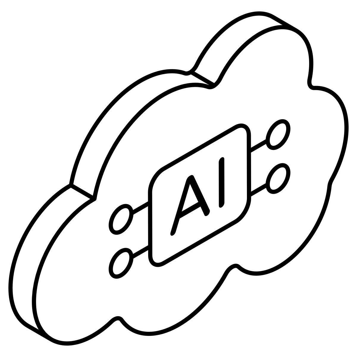 cloud ai icon