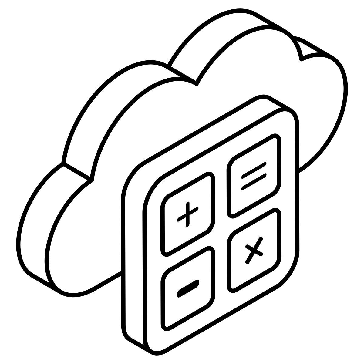 Cloud-Rechner icon