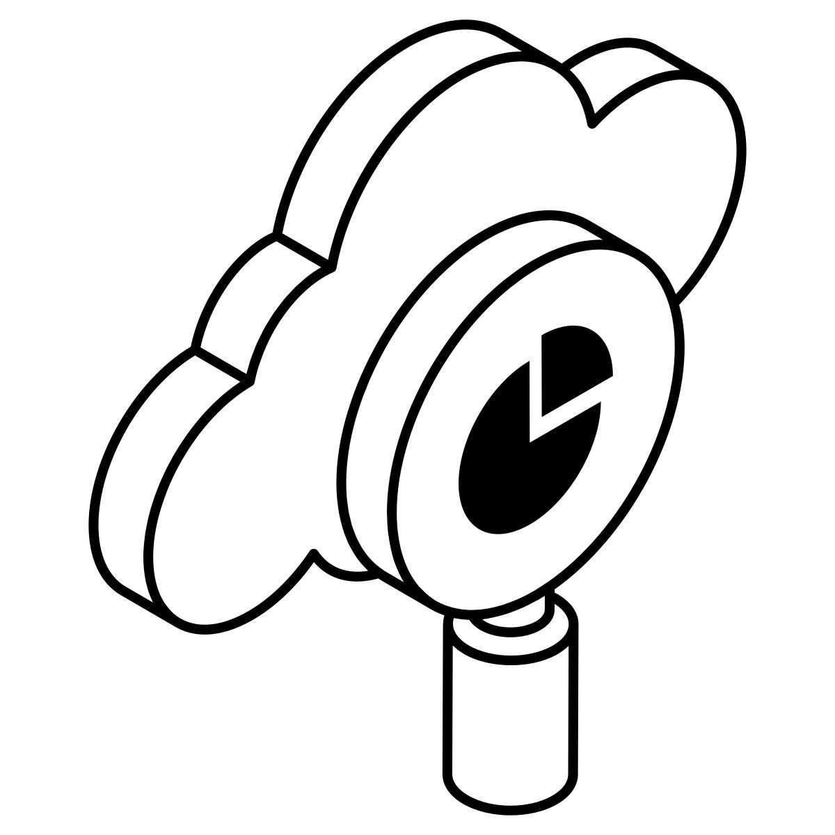Búsqueda de datos en la nube icon
