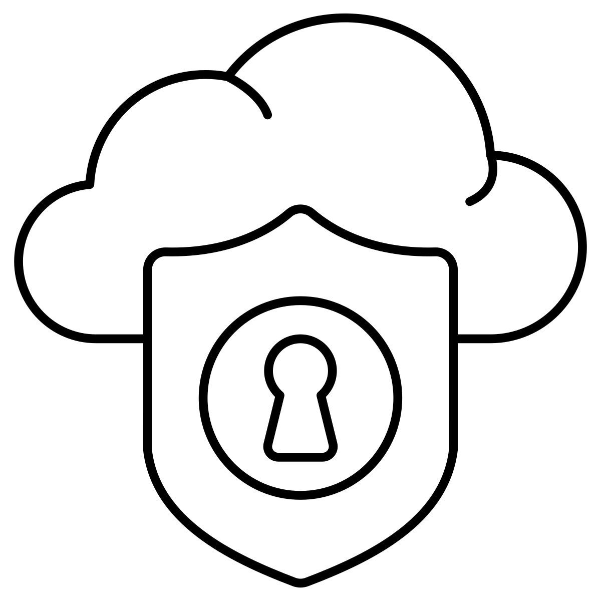 cloud security icon