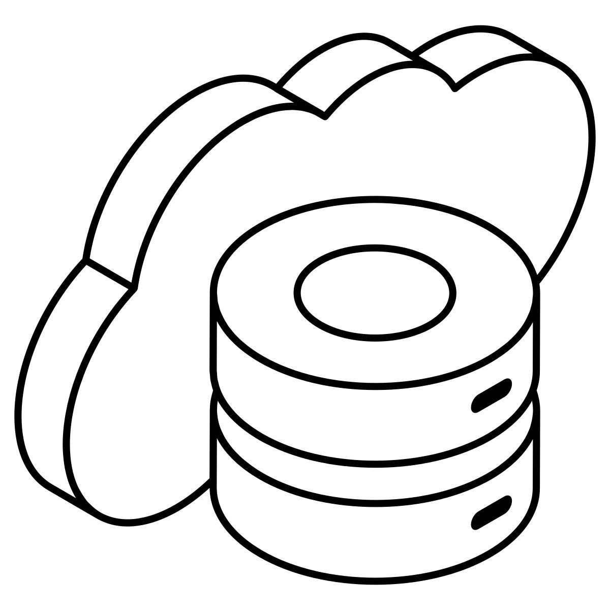클라우드 서버 icon