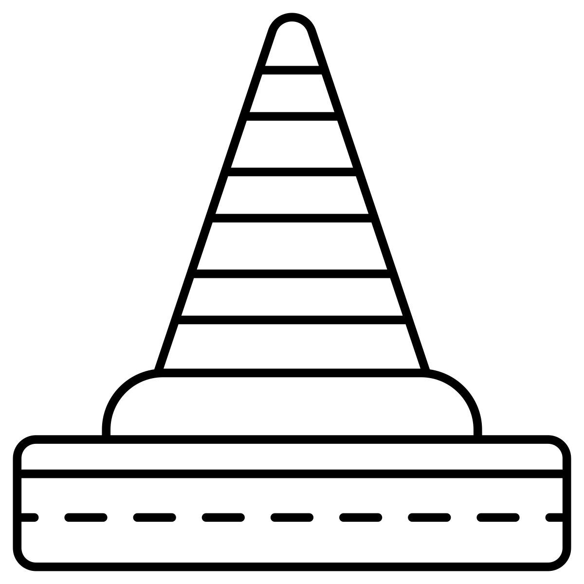 construction cone icon