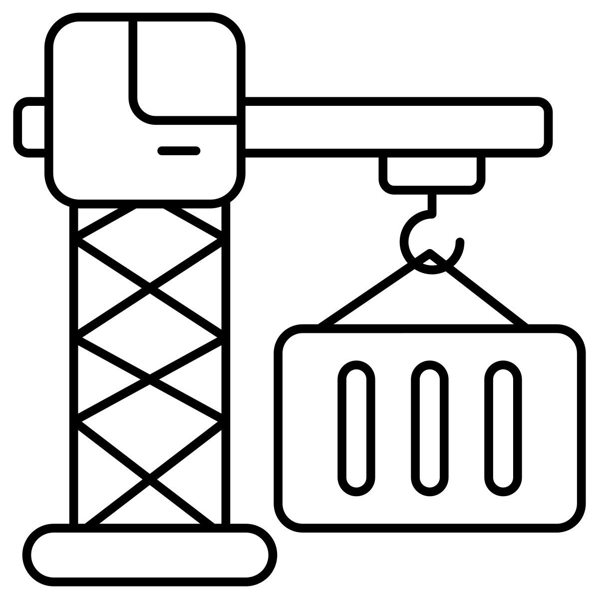 elevação de contêineres icon