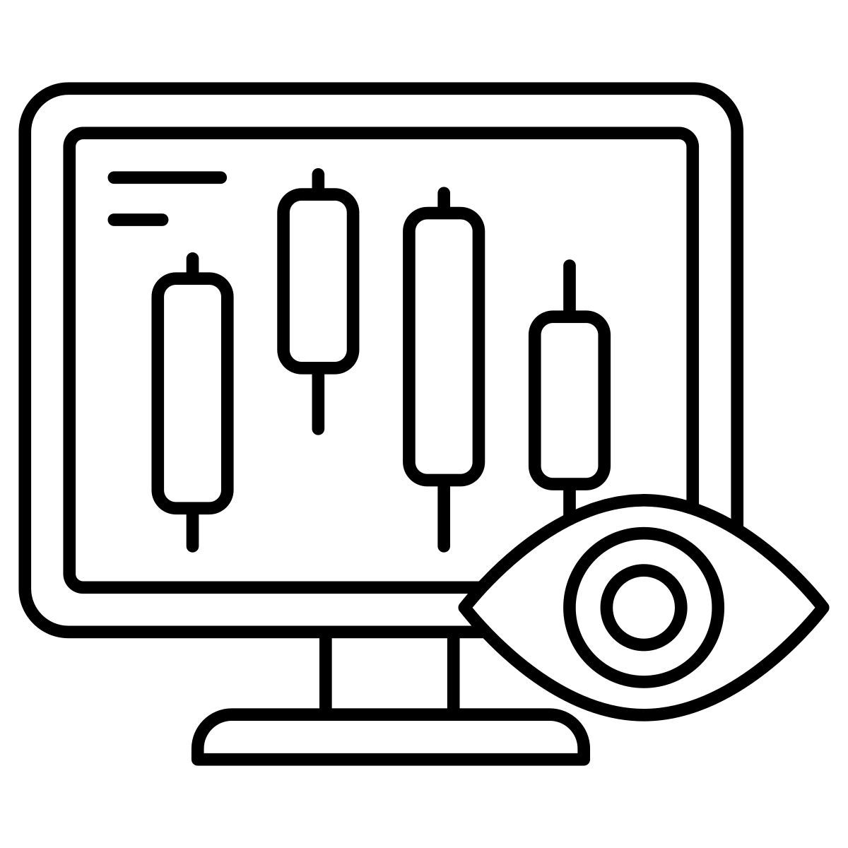 monitoreo de datos icon