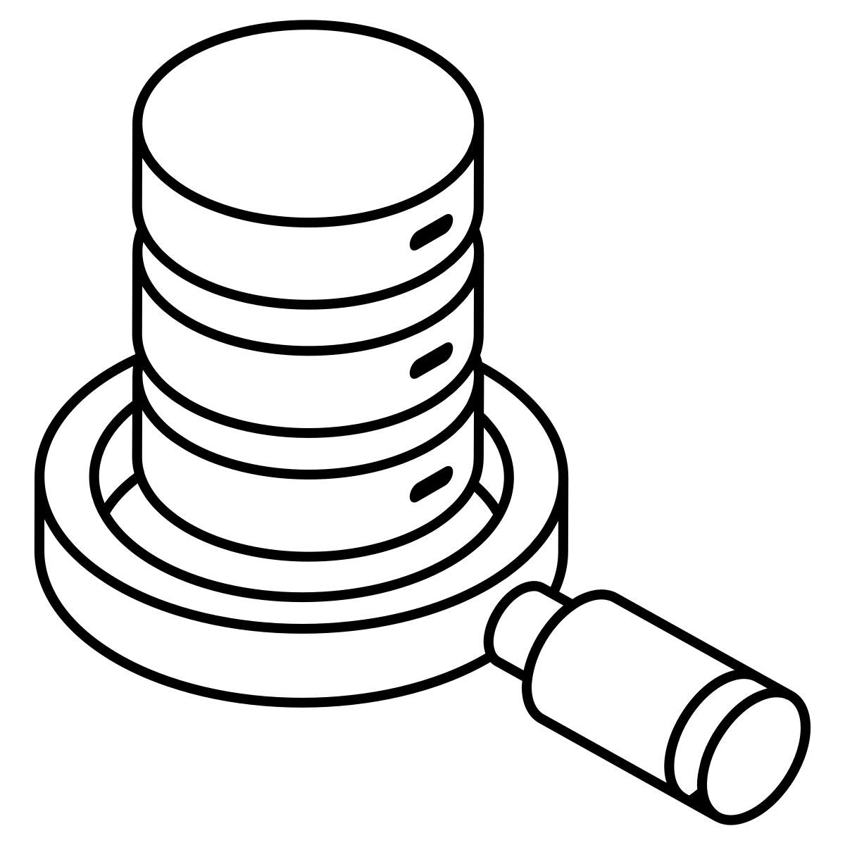 database analysis icon