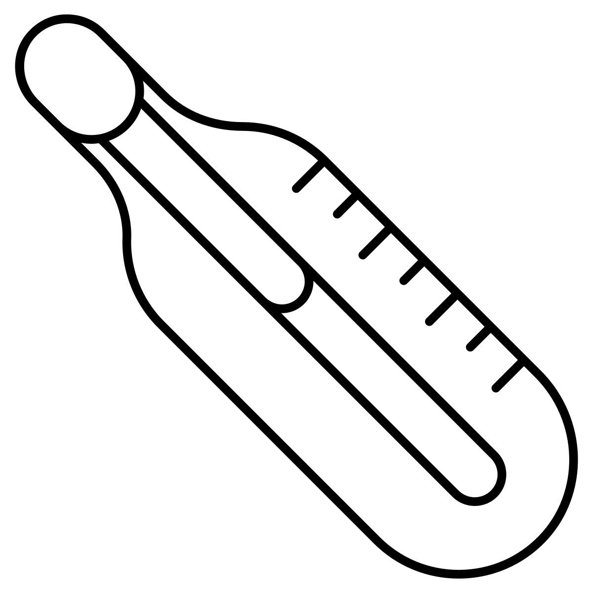 digital thermometer icon