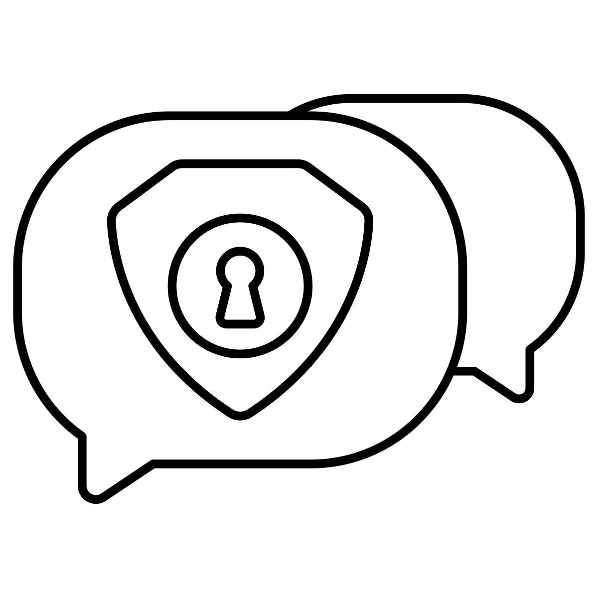 message crypté icon