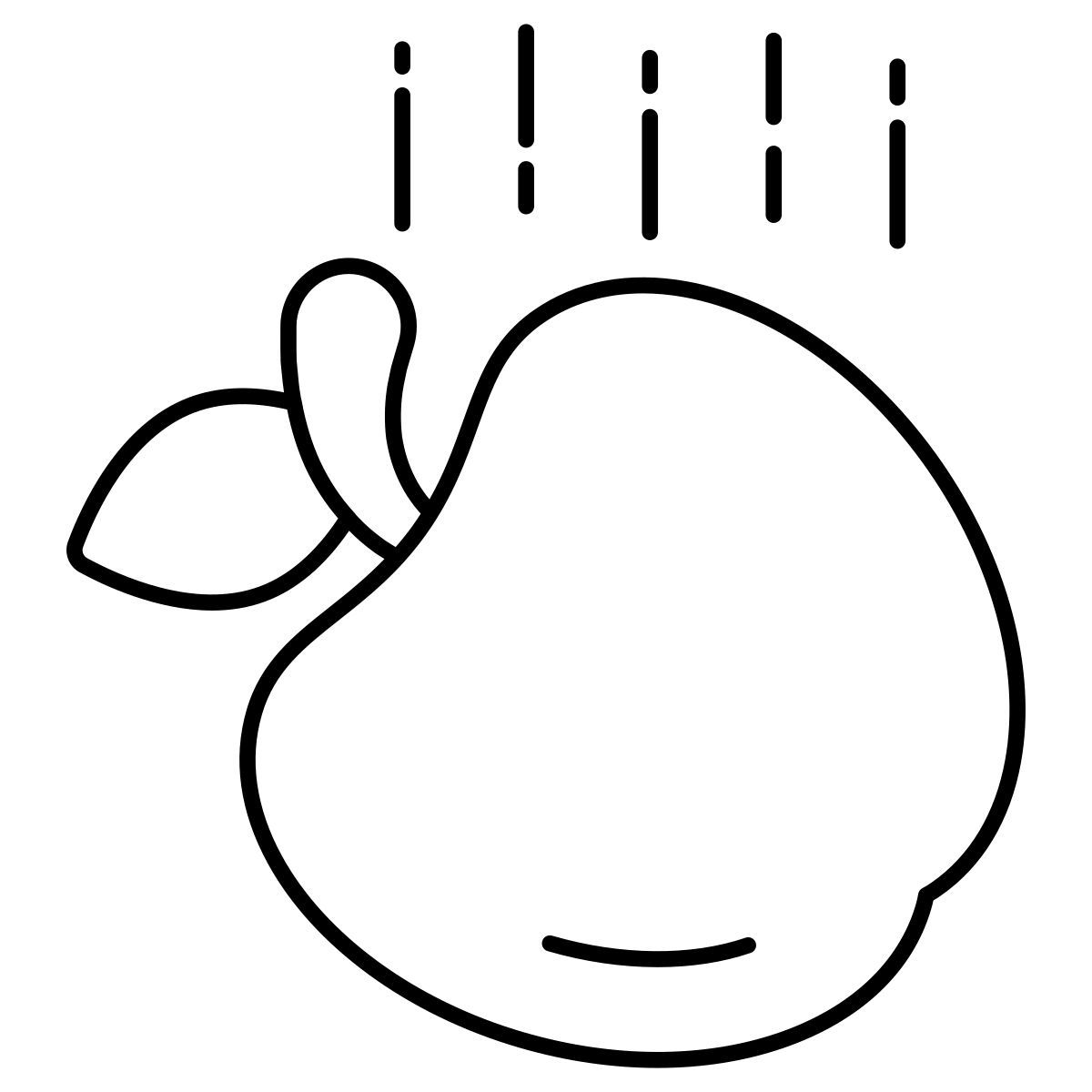 falling apple icon