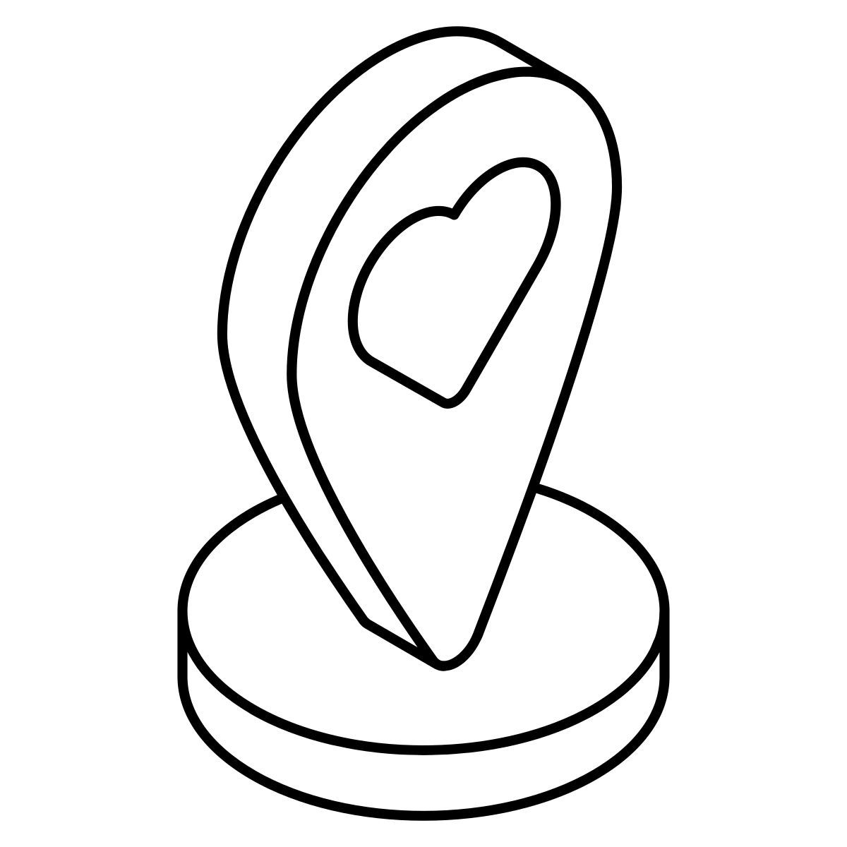 favorite location icon
