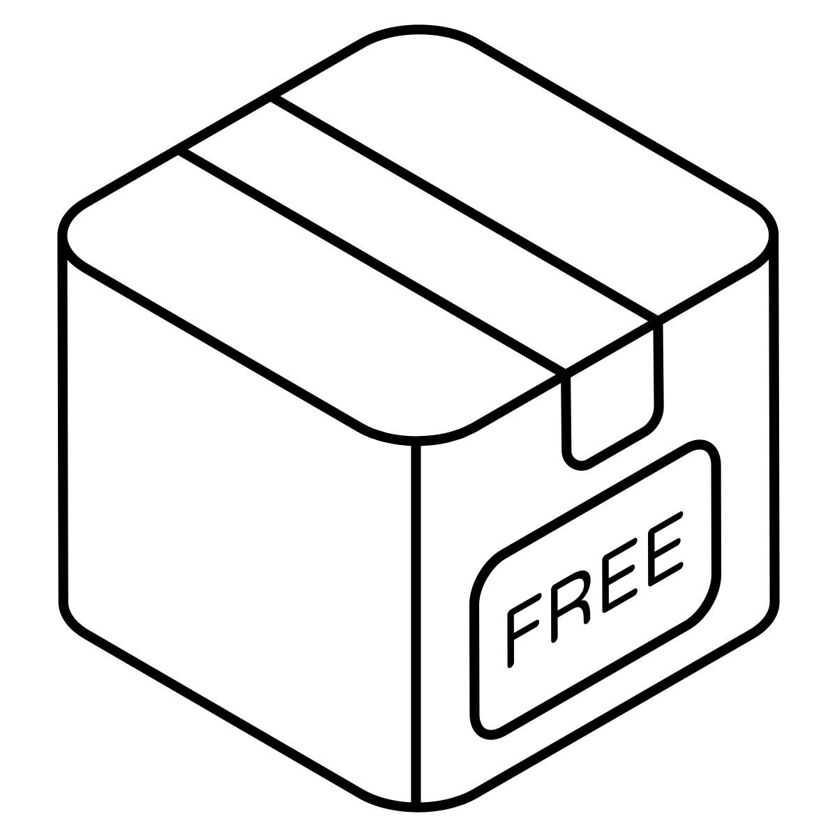 free parcel icon