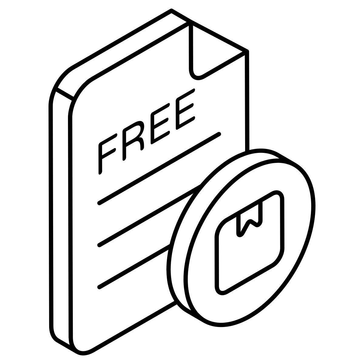free parcel icon