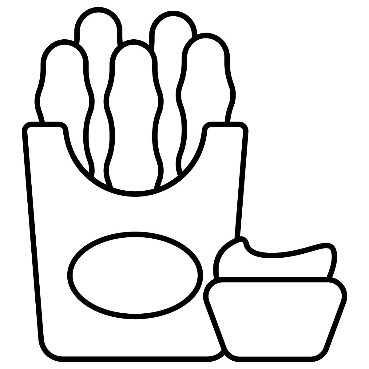 감자튀김 패킷 icon