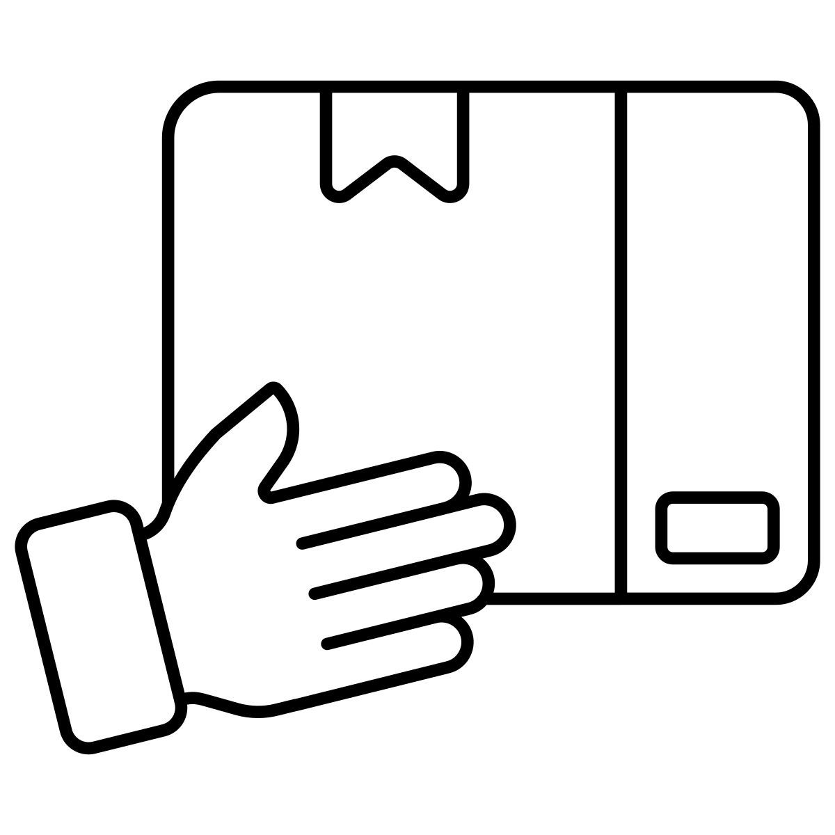 paket geben icon