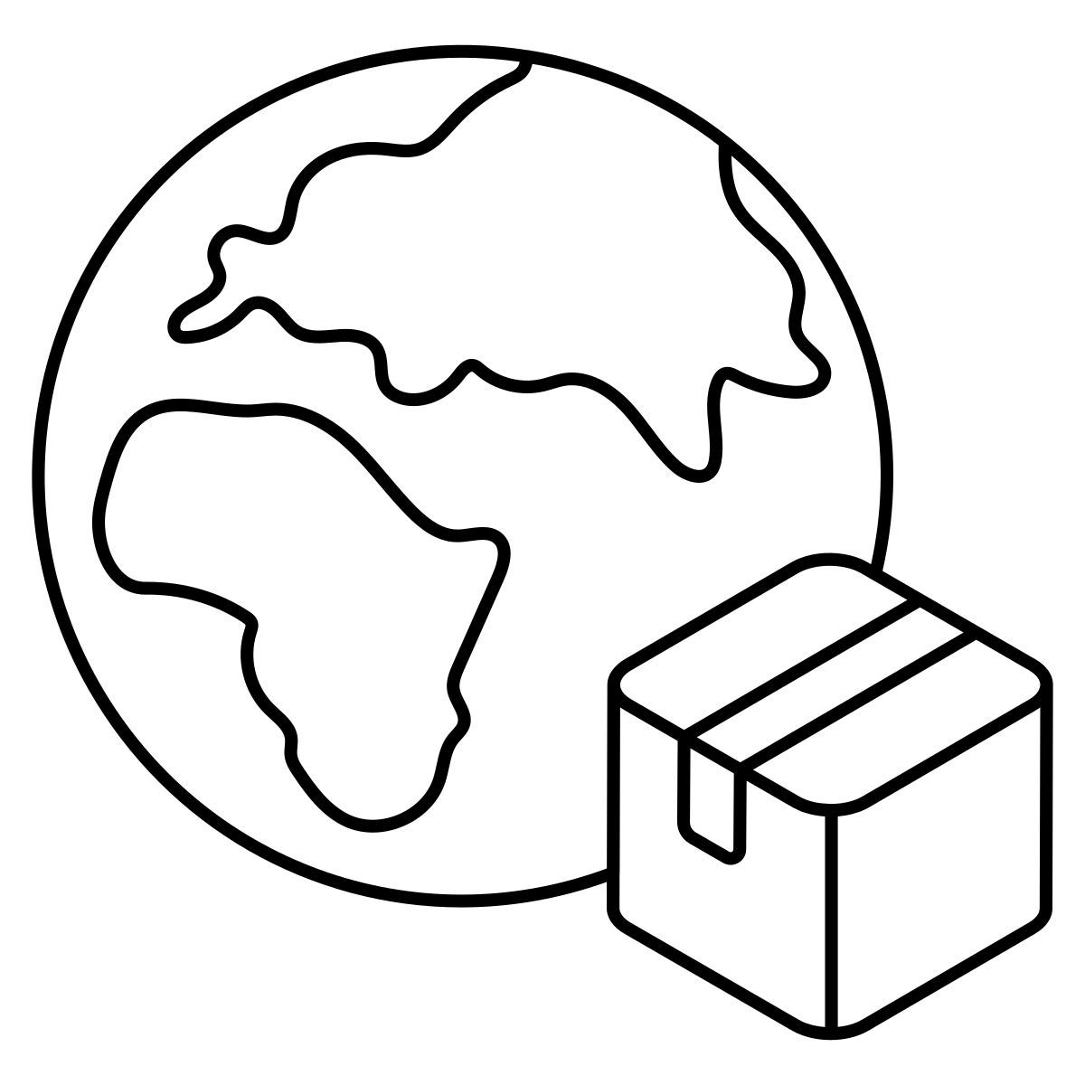 global delivery icon