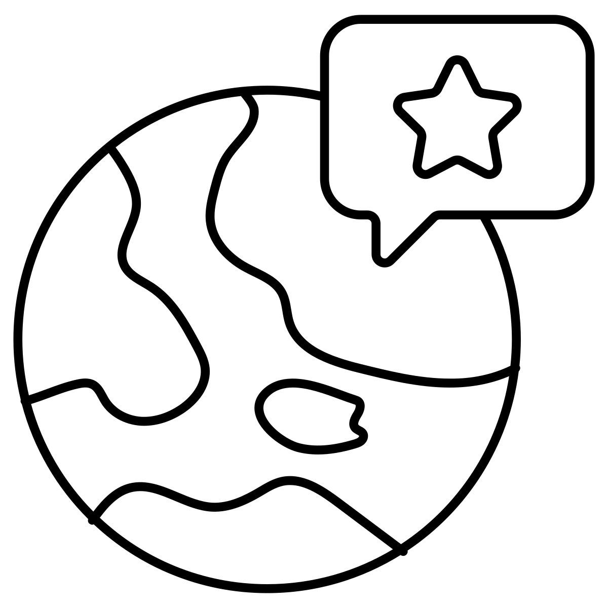 global favorite chat icon