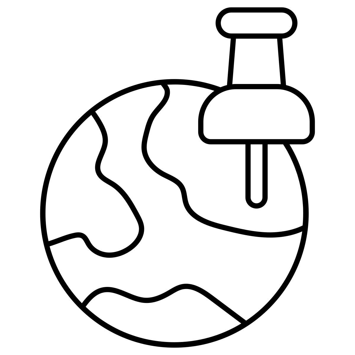 globaler standort icon