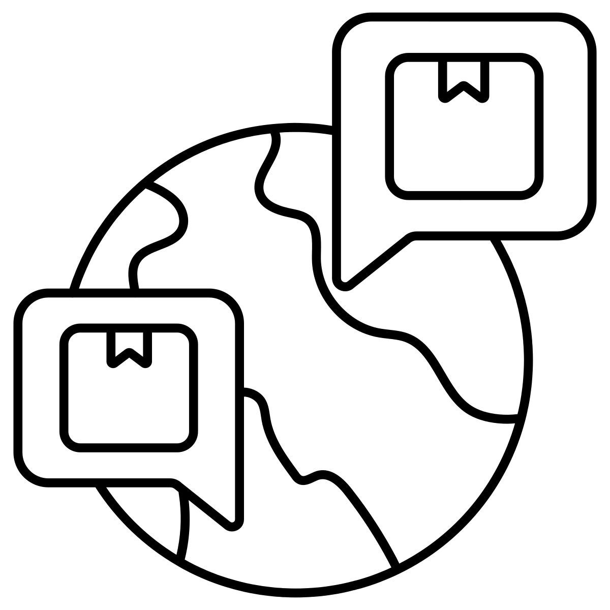 global logistic chat icon