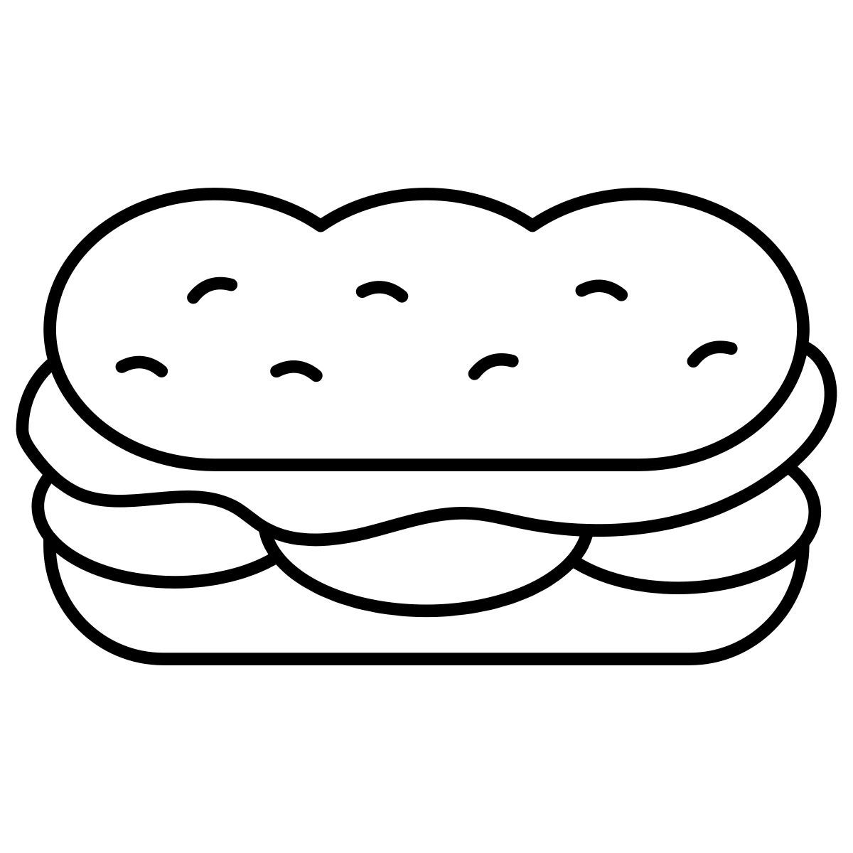 hotdog burger icon