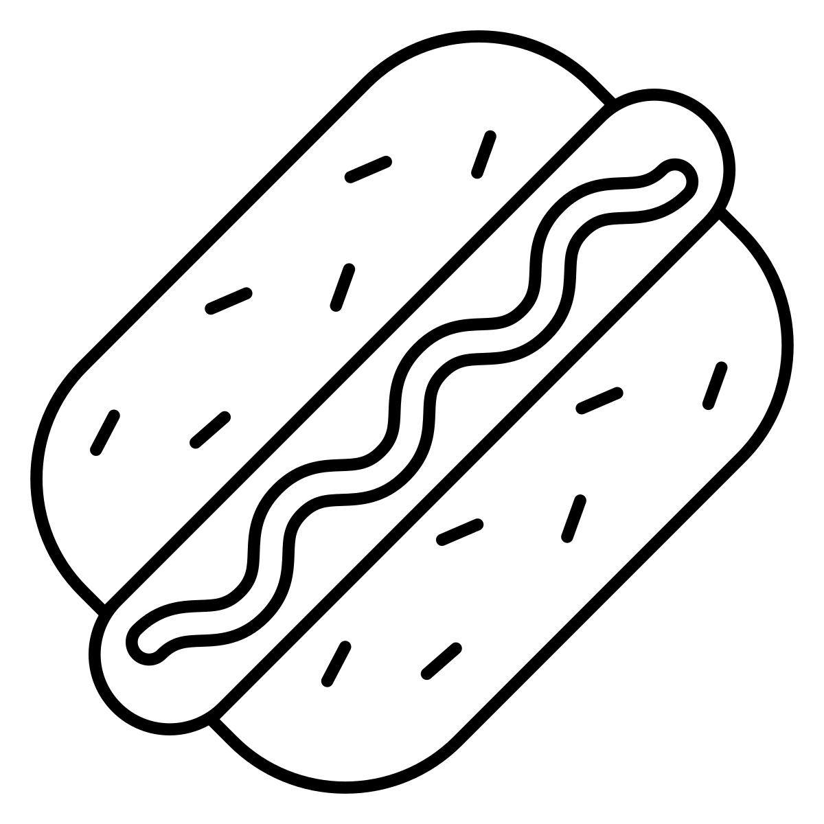 hotdog burger icon