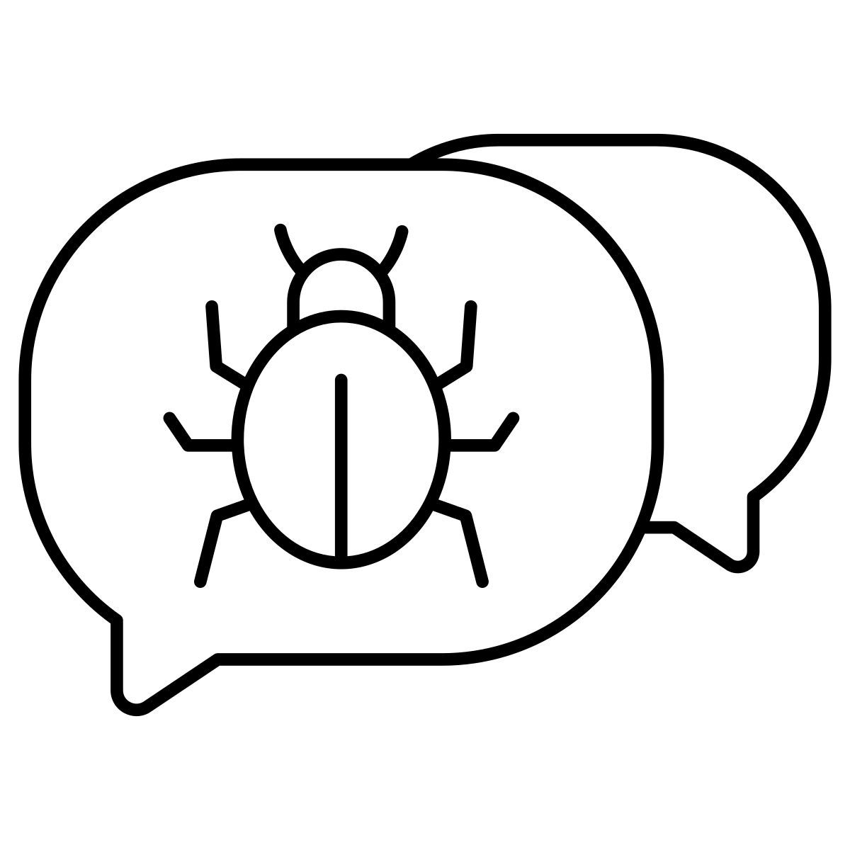 infizierter chat icon