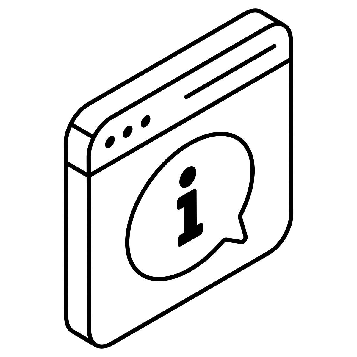 info chat icon
