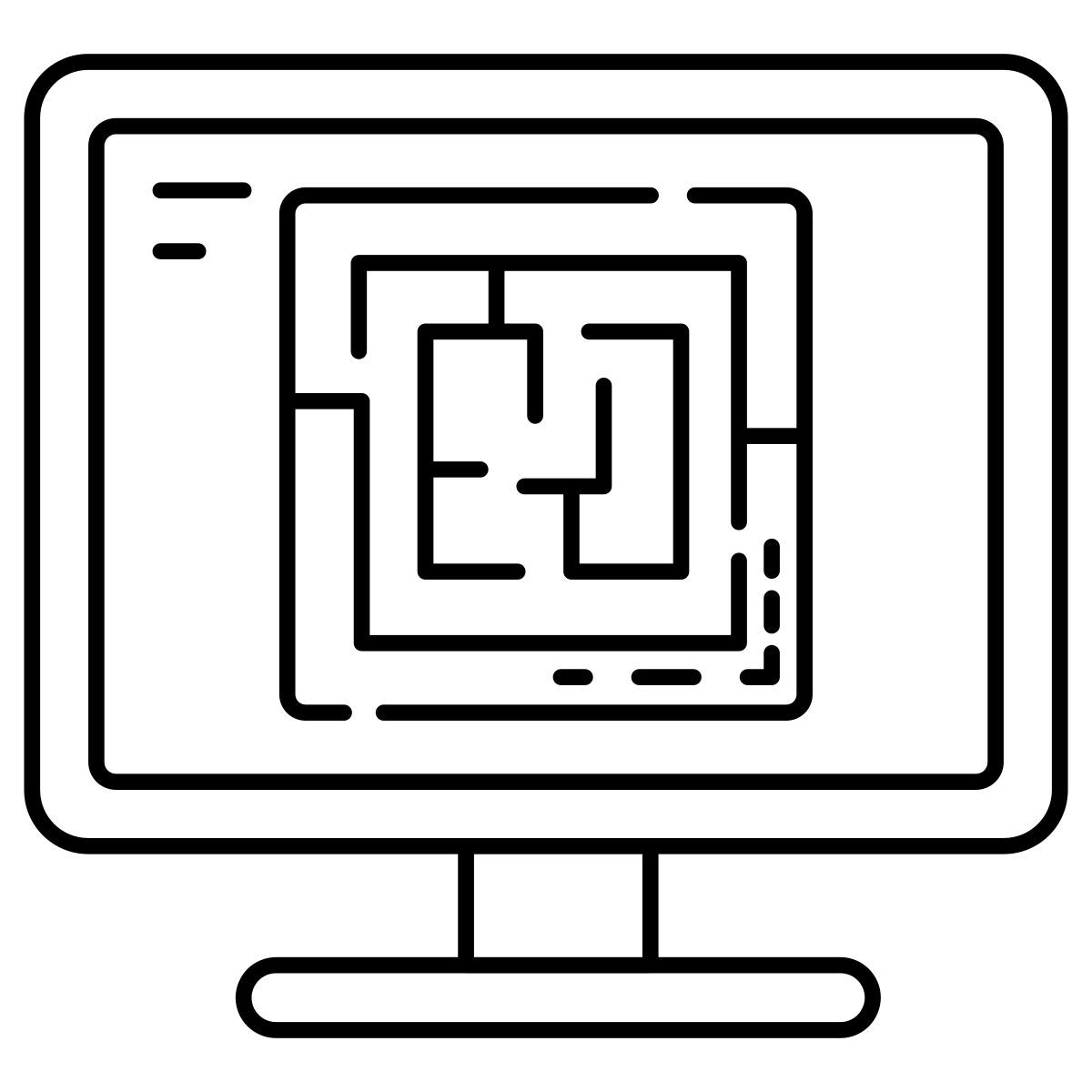jeu informatique labyrinthe icon