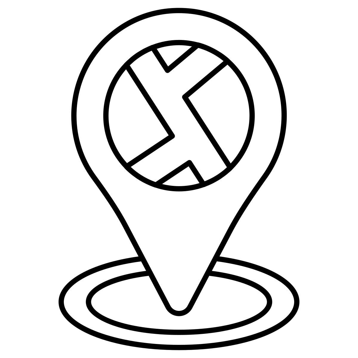ponteiro de localização icon