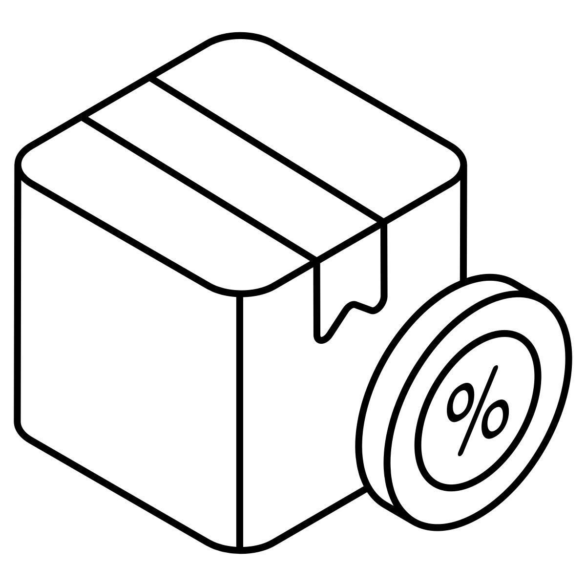 logistic discount icon