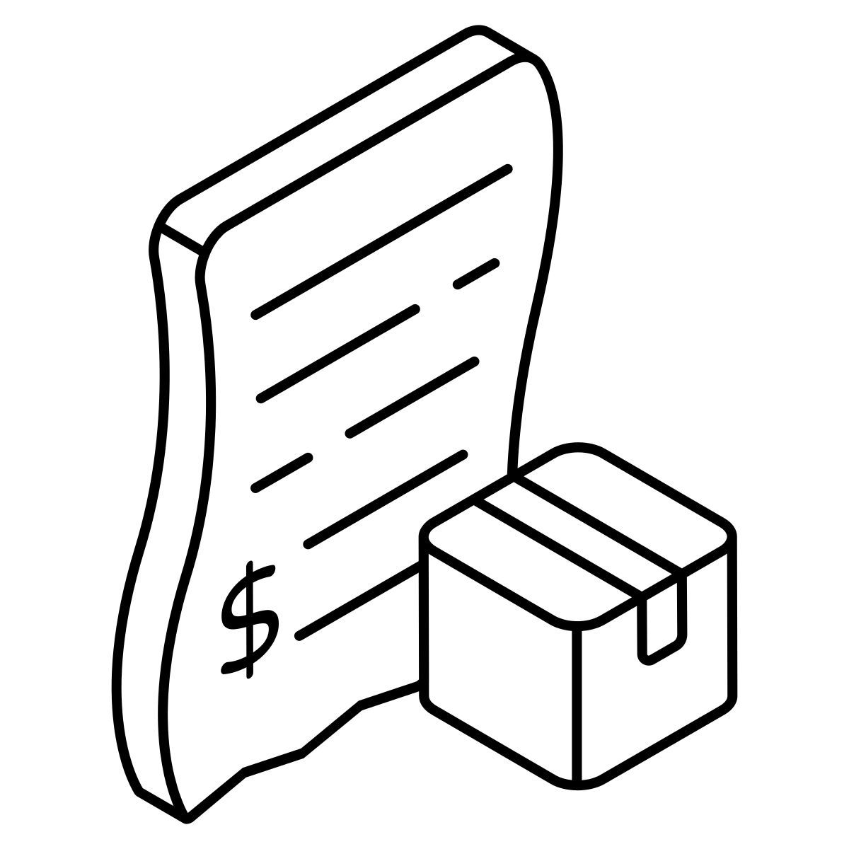 logistic invoice icon