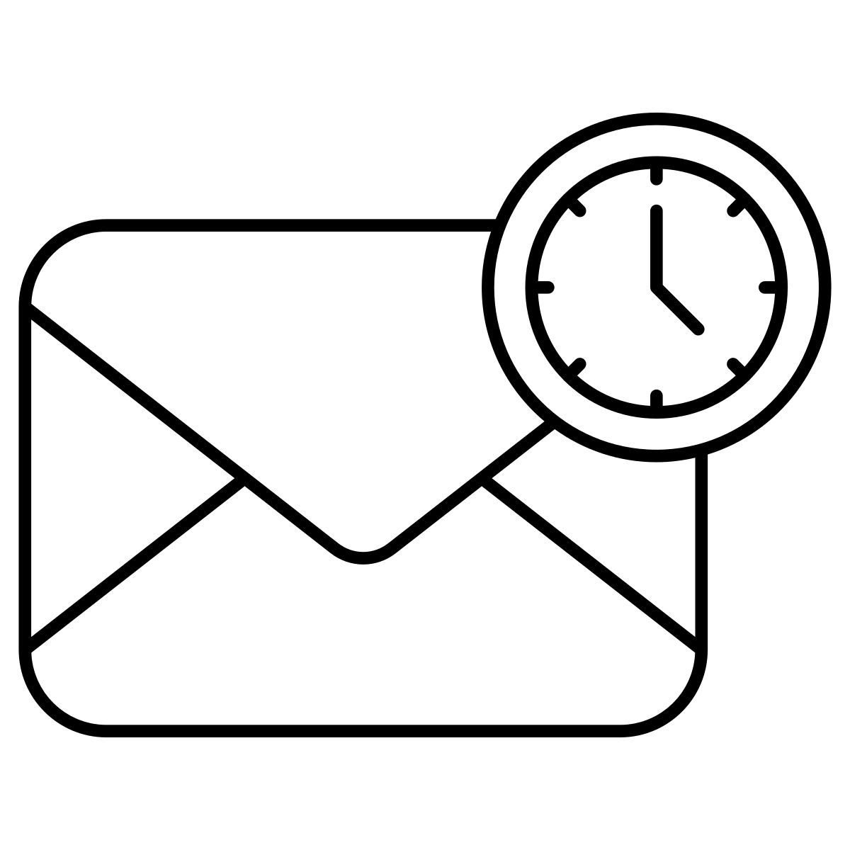 mail delivery time icon