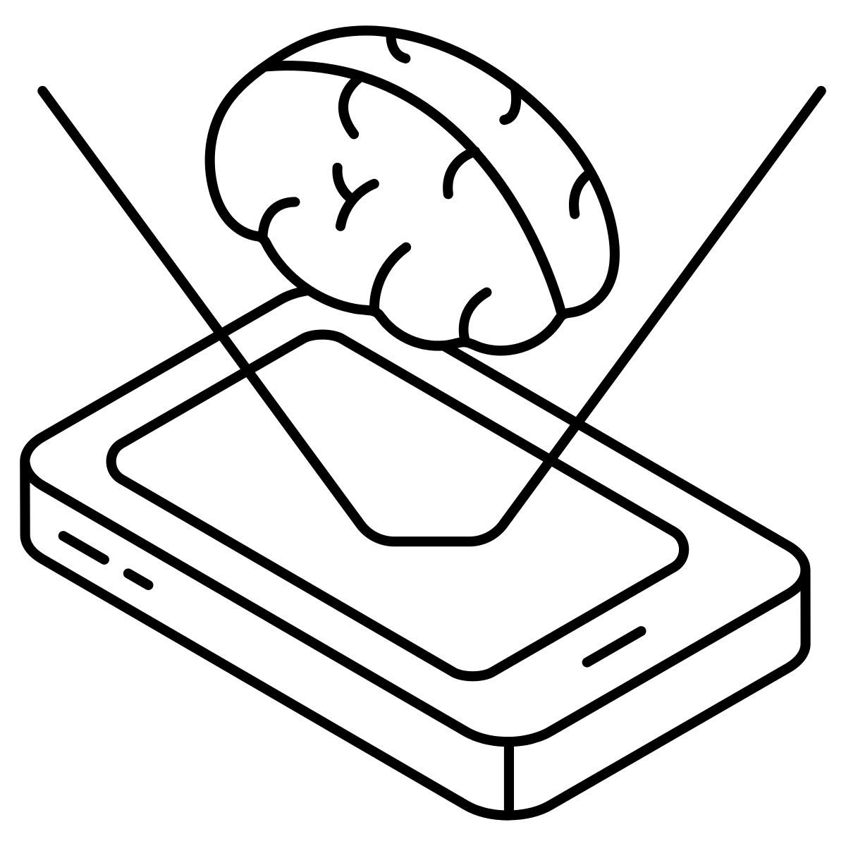 mobile brain icon
